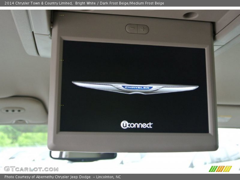 Bright White / Dark Frost Beige/Medium Frost Beige 2014 Chrysler Town & Country Limited