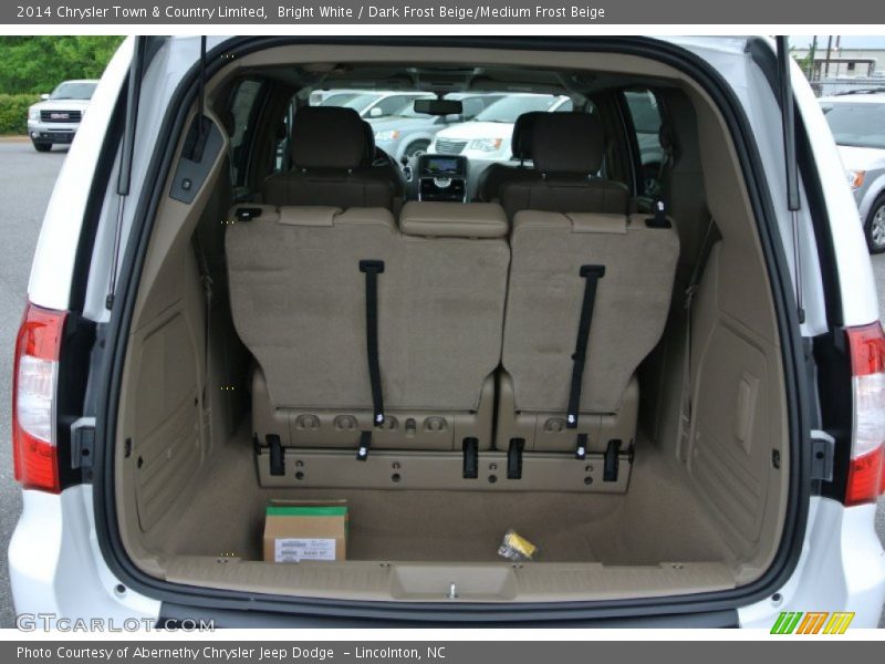 Bright White / Dark Frost Beige/Medium Frost Beige 2014 Chrysler Town & Country Limited