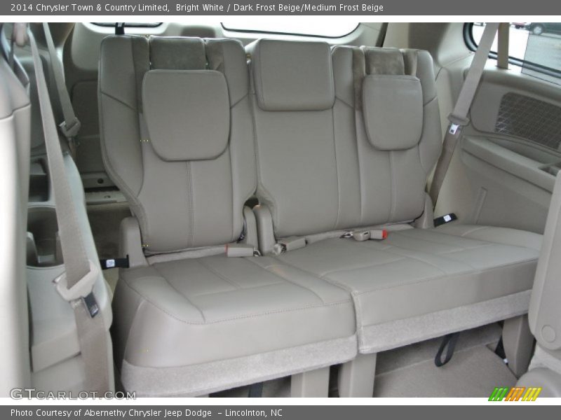 Bright White / Dark Frost Beige/Medium Frost Beige 2014 Chrysler Town & Country Limited