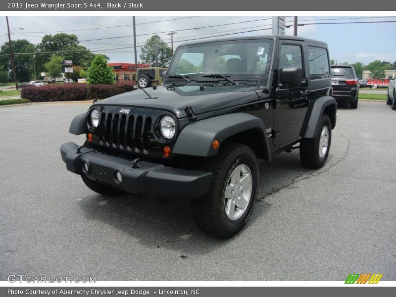 Black / Black 2013 Jeep Wrangler Sport S 4x4