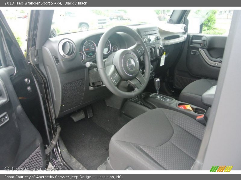 Black / Black 2013 Jeep Wrangler Sport S 4x4