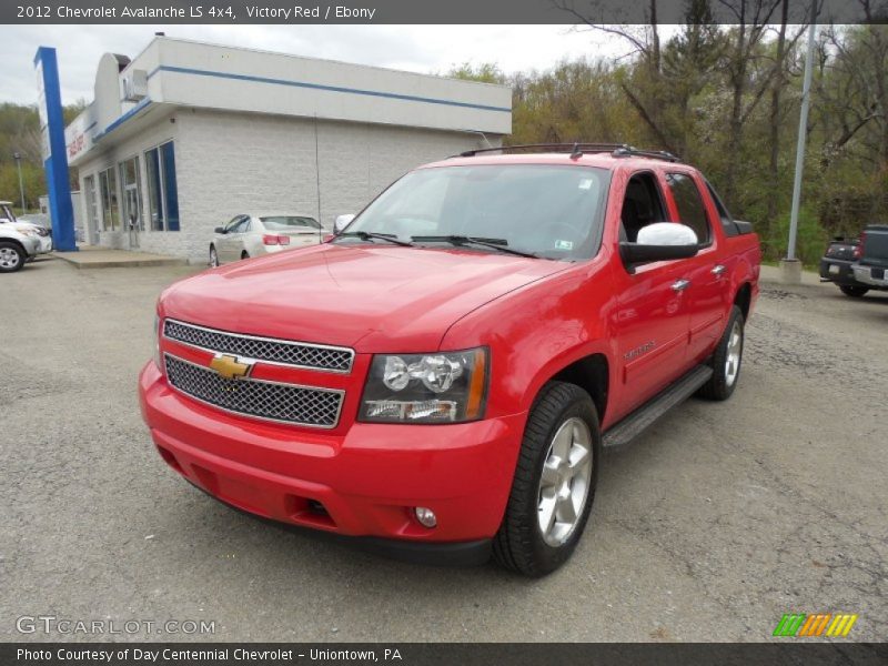 Victory Red / Ebony 2012 Chevrolet Avalanche LS 4x4