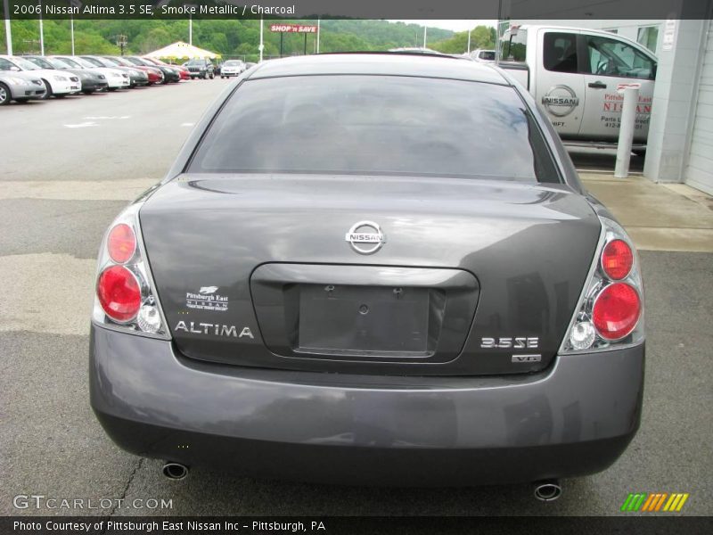 Smoke Metallic / Charcoal 2006 Nissan Altima 3.5 SE