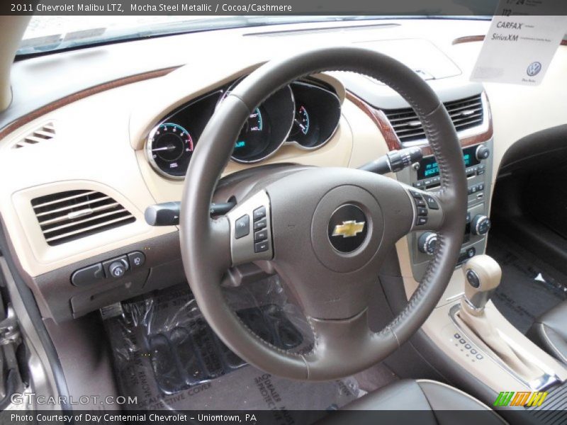 Mocha Steel Metallic / Cocoa/Cashmere 2011 Chevrolet Malibu LTZ