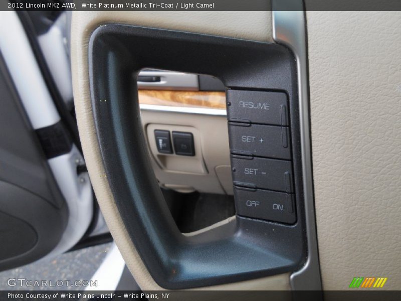 White Platinum Metallic Tri-Coat / Light Camel 2012 Lincoln MKZ AWD