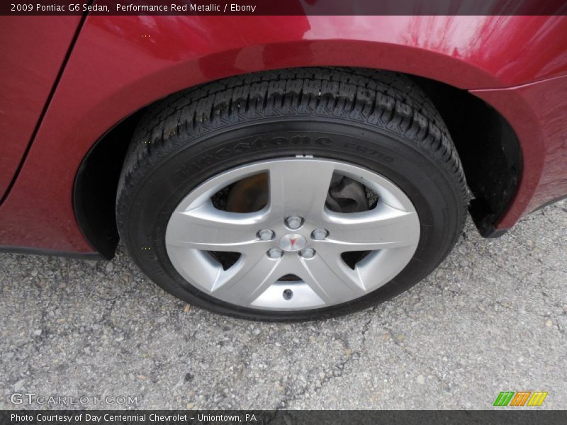 Performance Red Metallic / Ebony 2009 Pontiac G6 Sedan