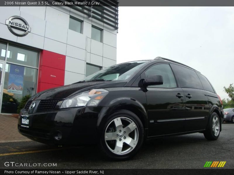 Galaxy Black Metallic / Gray 2006 Nissan Quest 3.5 SL