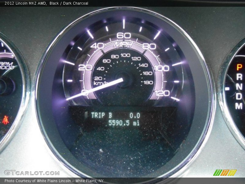 Black / Dark Charcoal 2012 Lincoln MKZ AWD