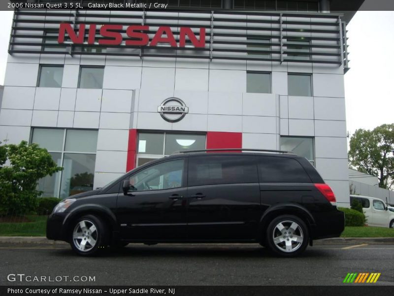 Galaxy Black Metallic / Gray 2006 Nissan Quest 3.5 SL