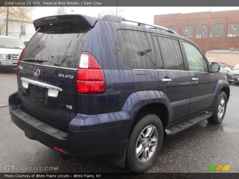 Nautical Blue Metallic / Dark Gray 2008 Lexus GX 470