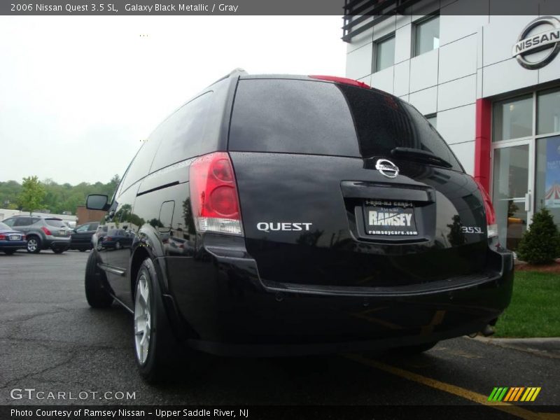 Galaxy Black Metallic / Gray 2006 Nissan Quest 3.5 SL