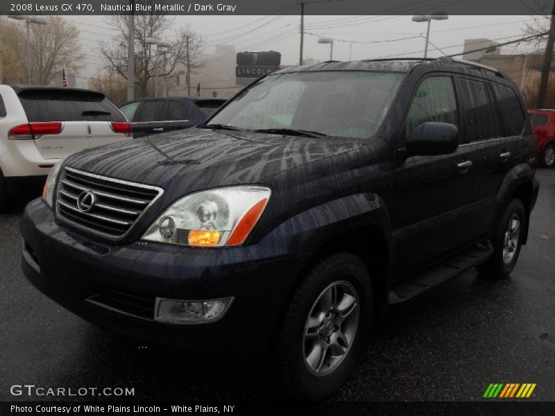 Nautical Blue Metallic / Dark Gray 2008 Lexus GX 470