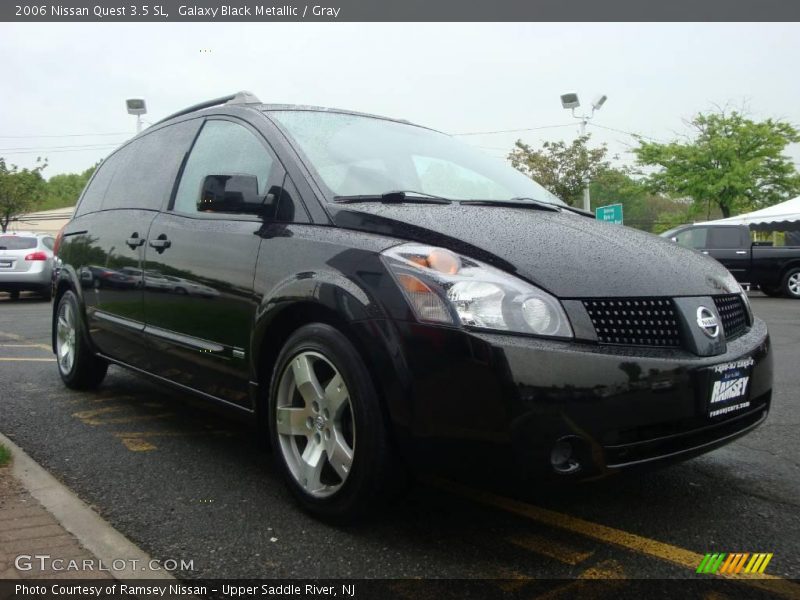Galaxy Black Metallic / Gray 2006 Nissan Quest 3.5 SL