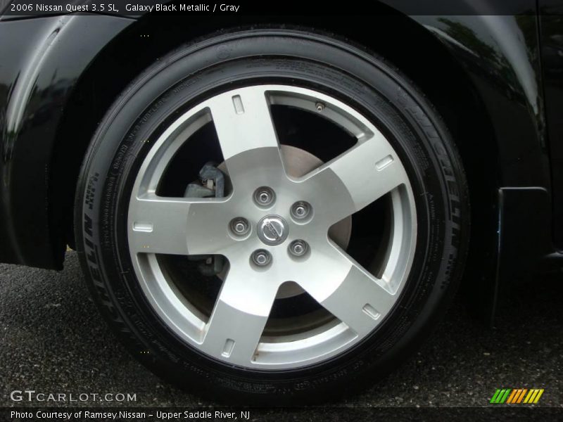 Galaxy Black Metallic / Gray 2006 Nissan Quest 3.5 SL