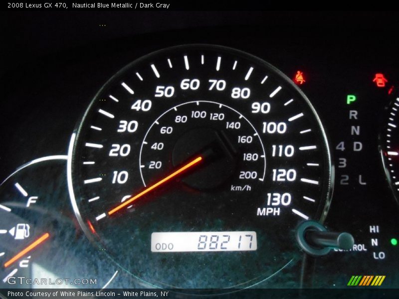 Nautical Blue Metallic / Dark Gray 2008 Lexus GX 470