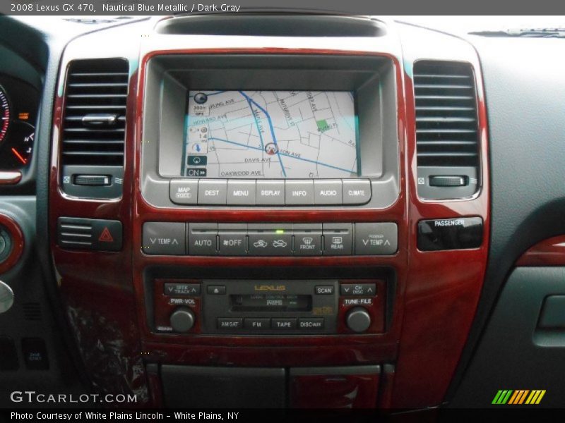 Nautical Blue Metallic / Dark Gray 2008 Lexus GX 470