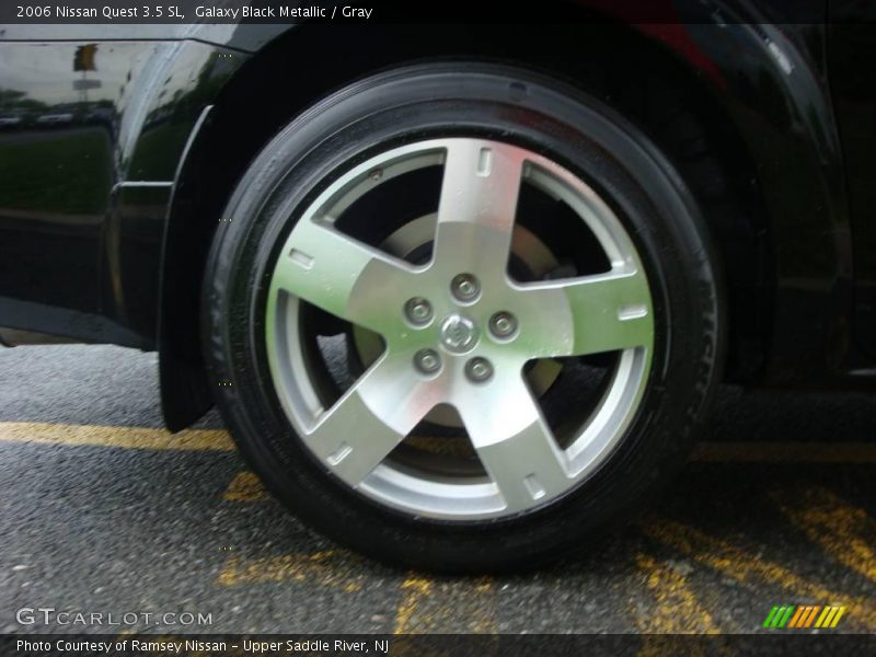 Galaxy Black Metallic / Gray 2006 Nissan Quest 3.5 SL