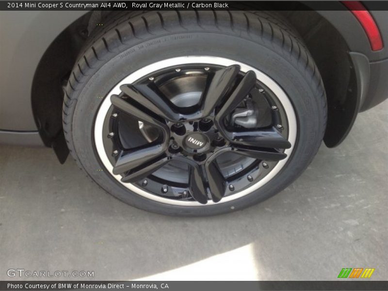 Royal Gray Metallic / Carbon Black 2014 Mini Cooper S Countryman All4 AWD
