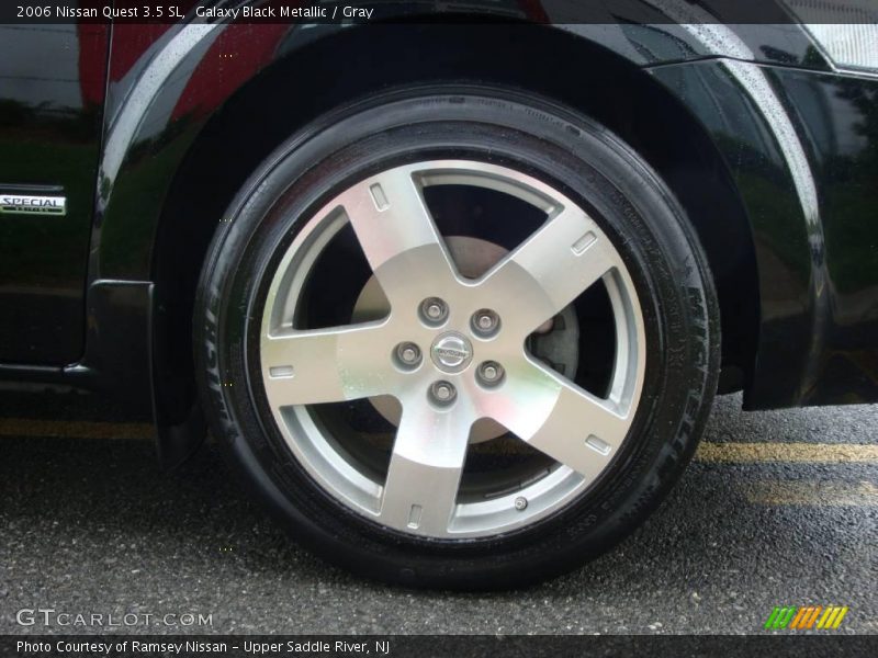 Galaxy Black Metallic / Gray 2006 Nissan Quest 3.5 SL