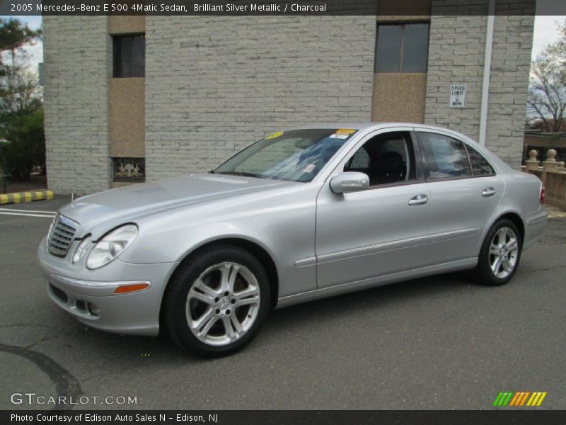 Brilliant Silver Metallic / Charcoal 2005 Mercedes-Benz E 500 4Matic Sedan