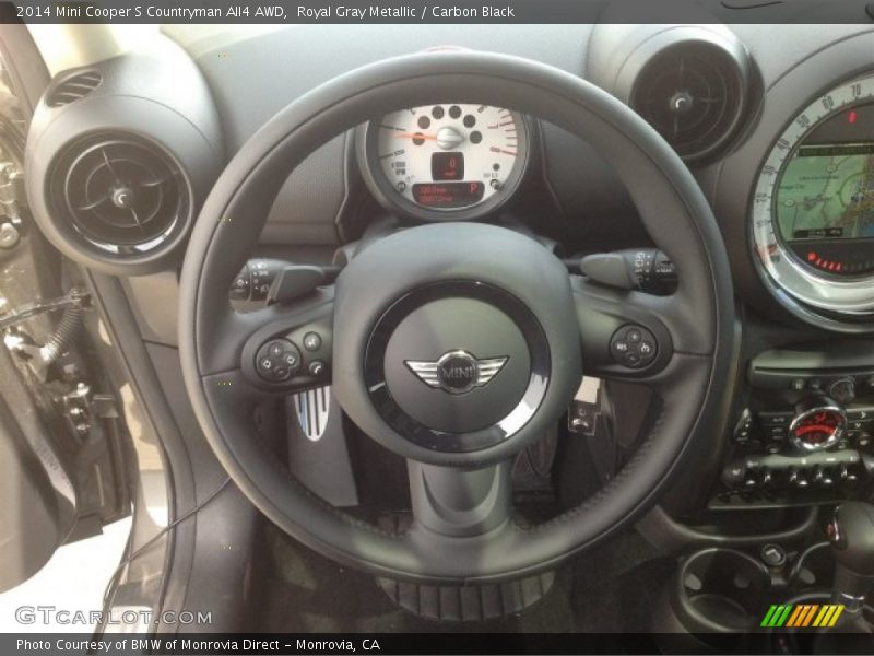 Royal Gray Metallic / Carbon Black 2014 Mini Cooper S Countryman All4 AWD