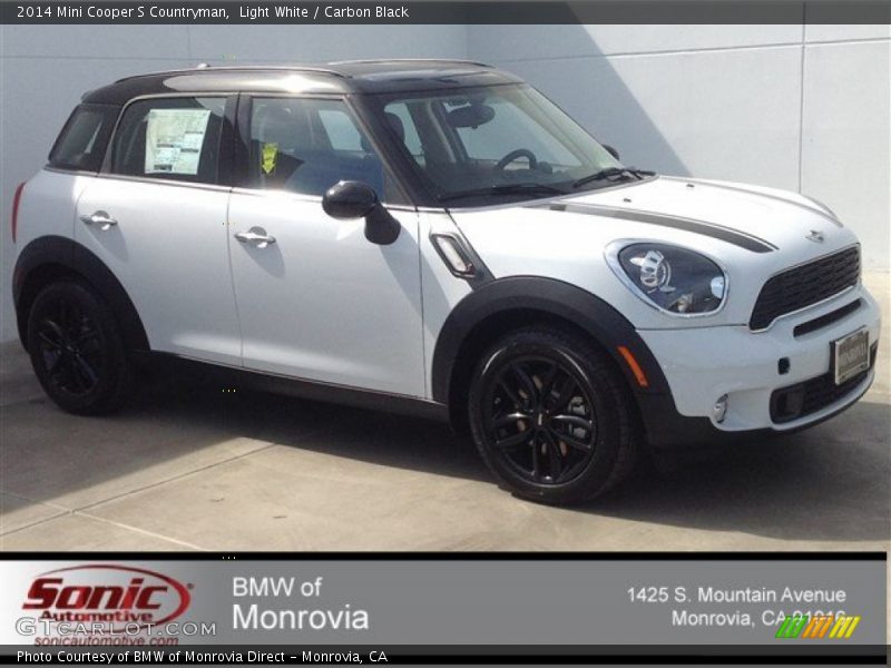 Light White / Carbon Black 2014 Mini Cooper S Countryman