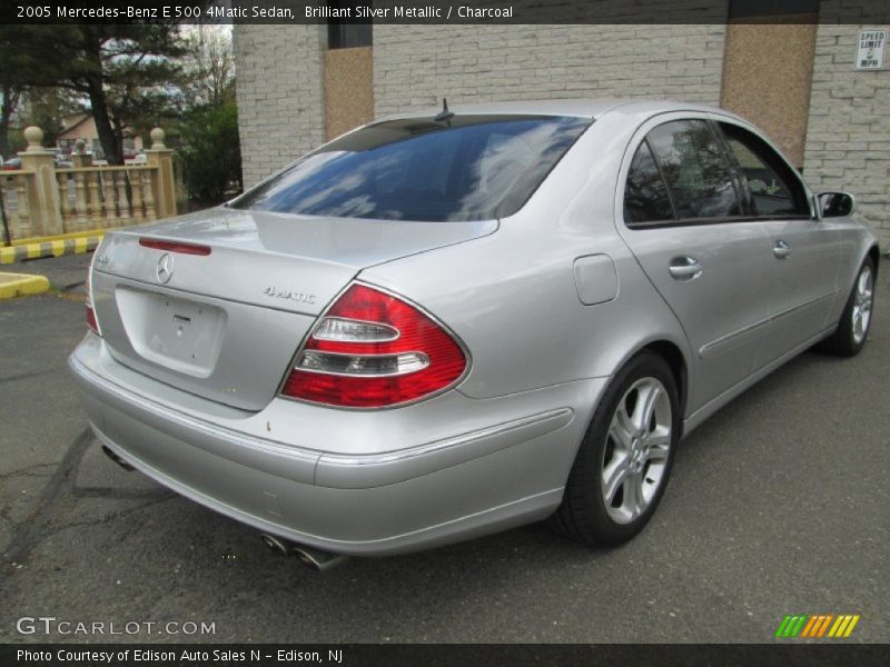 Brilliant Silver Metallic / Charcoal 2005 Mercedes-Benz E 500 4Matic Sedan