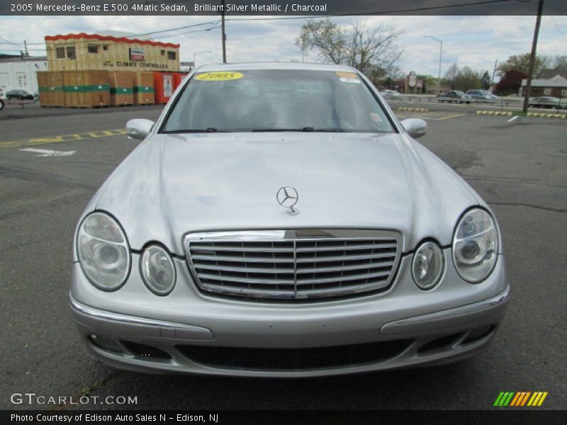 Brilliant Silver Metallic / Charcoal 2005 Mercedes-Benz E 500 4Matic Sedan