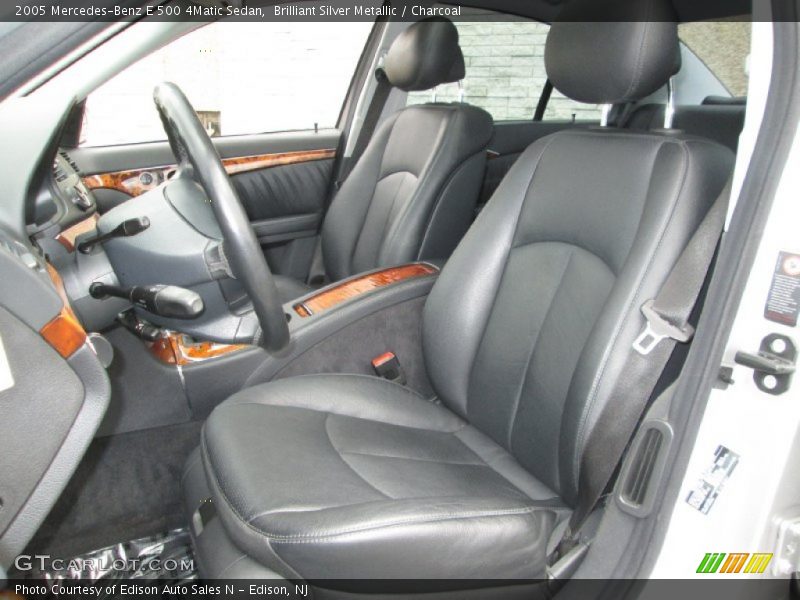 Brilliant Silver Metallic / Charcoal 2005 Mercedes-Benz E 500 4Matic Sedan