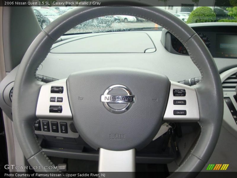 Galaxy Black Metallic / Gray 2006 Nissan Quest 3.5 SL