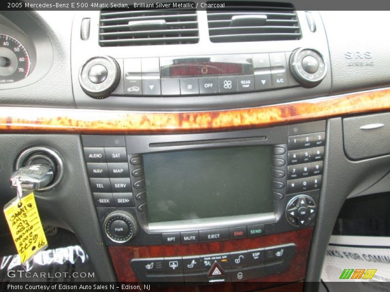 Brilliant Silver Metallic / Charcoal 2005 Mercedes-Benz E 500 4Matic Sedan