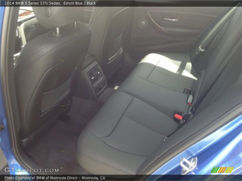 Estoril Blue / Black 2014 BMW 3 Series 335i Sedan