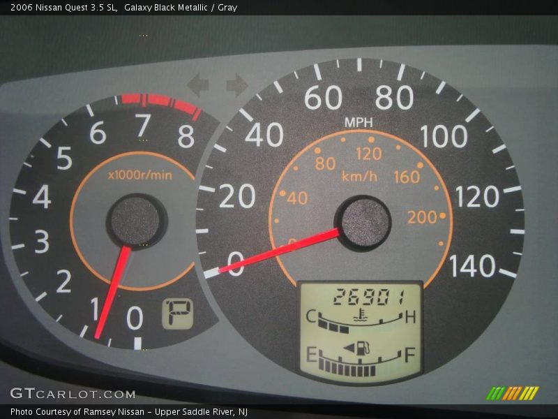 Galaxy Black Metallic / Gray 2006 Nissan Quest 3.5 SL