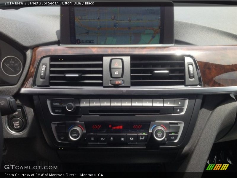 Estoril Blue / Black 2014 BMW 3 Series 335i Sedan