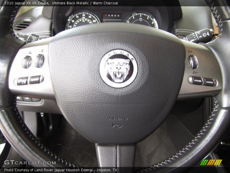 Ultimate Black Metallic / Warm Charcoal 2010 Jaguar XK XK Coupe