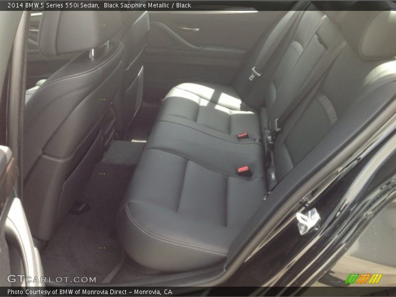 Black Sapphire Metallic / Black 2014 BMW 5 Series 550i Sedan