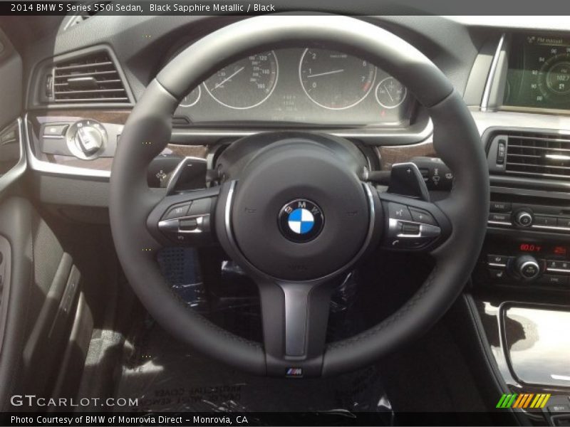  2014 5 Series 550i Sedan Steering Wheel