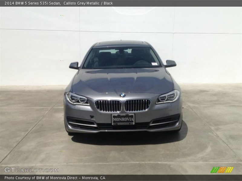Callisto Grey Metallic / Black 2014 BMW 5 Series 535i Sedan