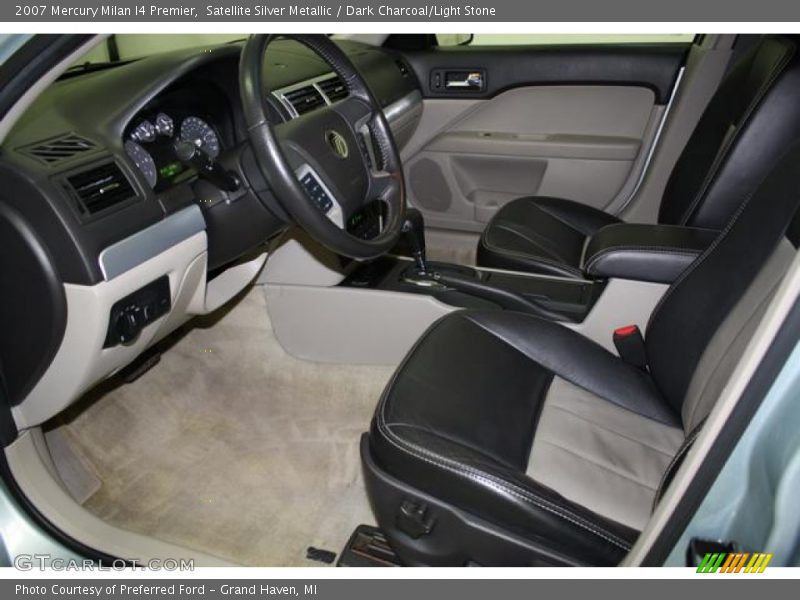 Satellite Silver Metallic / Dark Charcoal/Light Stone 2007 Mercury Milan I4 Premier
