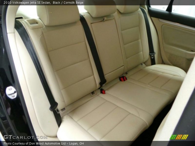 Black / Cornsilk Beige 2010 Volkswagen Jetta SE Sedan