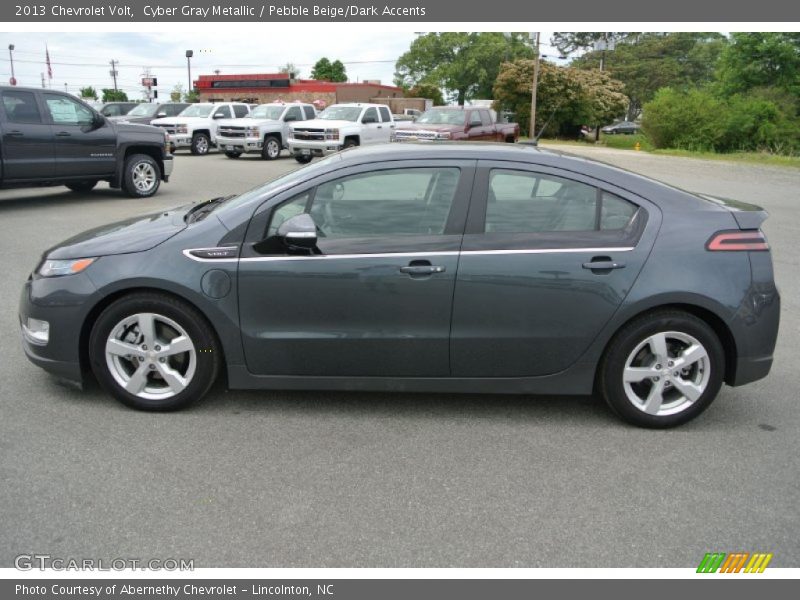 Cyber Gray Metallic / Pebble Beige/Dark Accents 2013 Chevrolet Volt