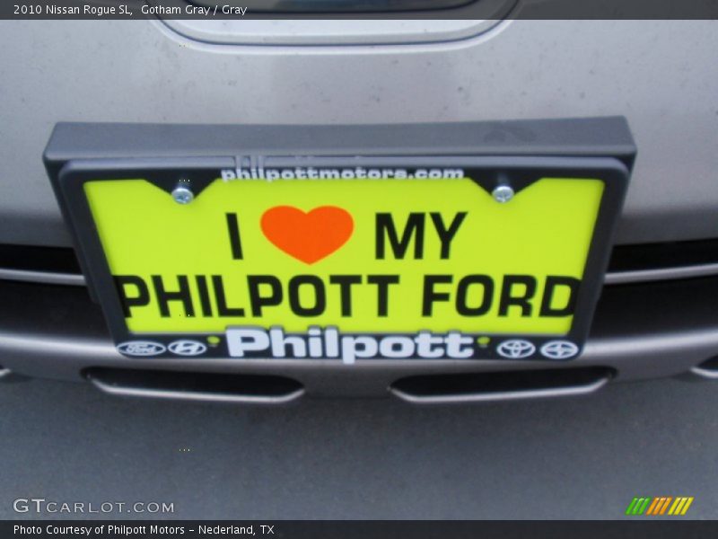Gotham Gray / Gray 2010 Nissan Rogue SL