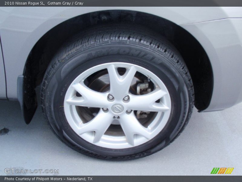 Gotham Gray / Gray 2010 Nissan Rogue SL