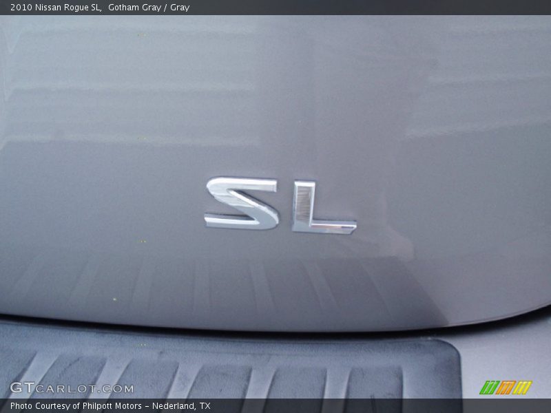 Gotham Gray / Gray 2010 Nissan Rogue SL