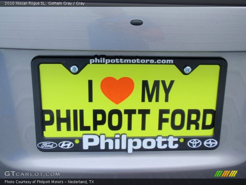 Gotham Gray / Gray 2010 Nissan Rogue SL