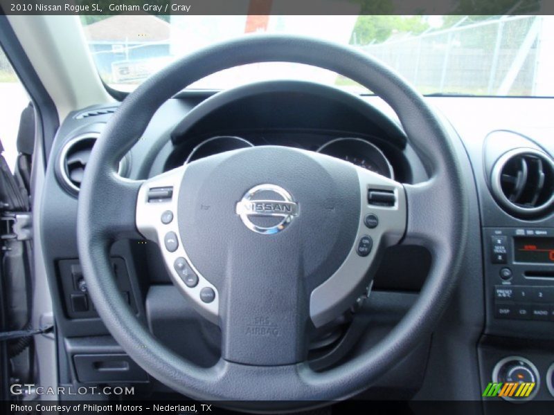 Gotham Gray / Gray 2010 Nissan Rogue SL