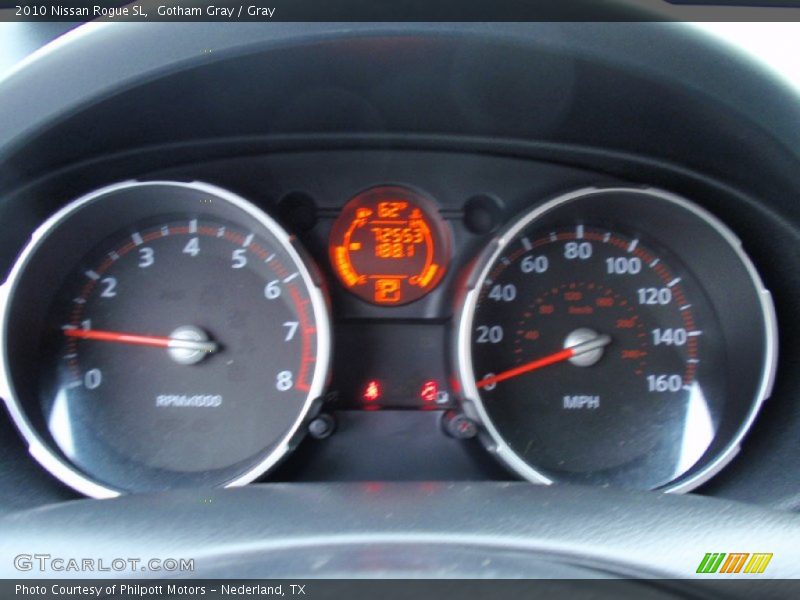 Gotham Gray / Gray 2010 Nissan Rogue SL