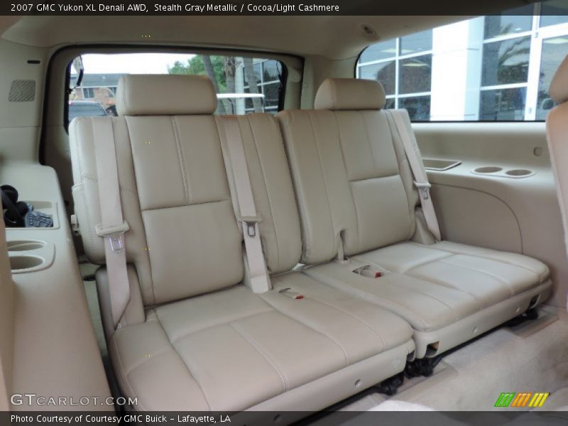 Stealth Gray Metallic / Cocoa/Light Cashmere 2007 GMC Yukon XL Denali AWD