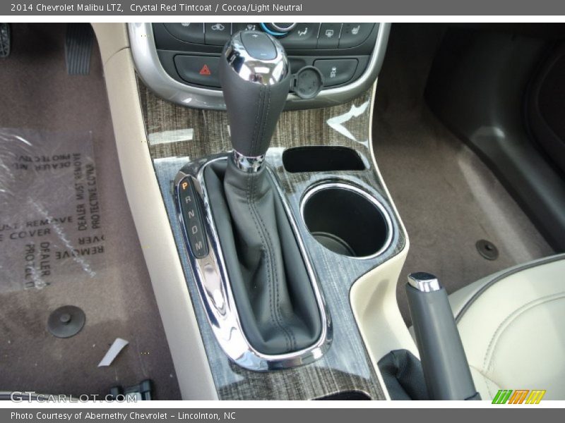 Crystal Red Tintcoat / Cocoa/Light Neutral 2014 Chevrolet Malibu LTZ