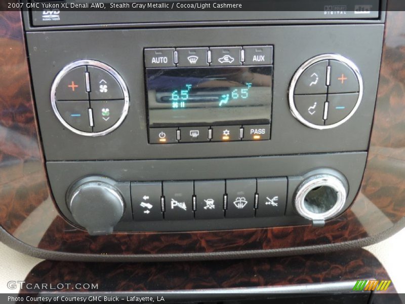 Stealth Gray Metallic / Cocoa/Light Cashmere 2007 GMC Yukon XL Denali AWD